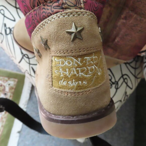 ED HARDY KNEE HIGH LINED BOOTS NEW wotag - Picture 8 of 15